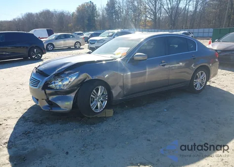 2011 Infiniti G25 Journey from USA, damaged, VIN JN1DV6AP0BM600307